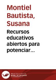 Recursos educativos abiertos para potenciar habilidades de pensamiento crítico a través de ambientes de educación básica enriquecidos con tecnología educativa