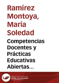 Competencias Docentes y Prácticas Educativas Abiertas en Educación a Distancia