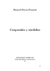 Corporales y sórdidos