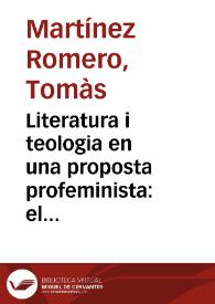 Literatura i teologia en una proposta profeminista: el 