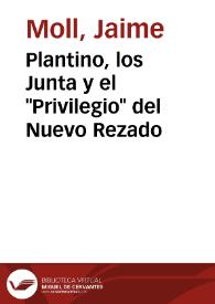 Plantino, los Junta y el 