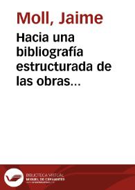 Hacia una bibliografía estructurada de las obras sueltas de Gracián (1637-1665)