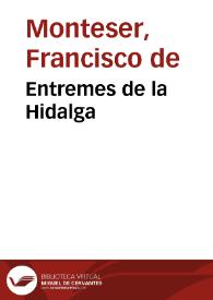 Entremes de la Hidalga