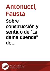 Sobre construcción y sentido de 