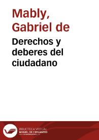 Derechos y deberes del ciudadano