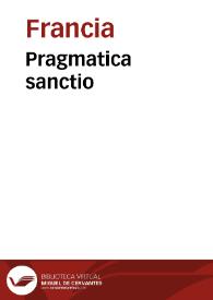 Pragmatica sanctio