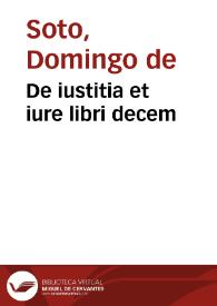 De iustitia et iure libri decem