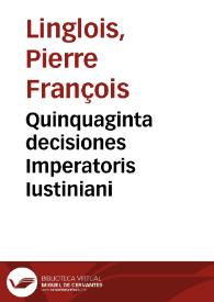 Quinquaginta decisiones Imperatoris Iustiniani