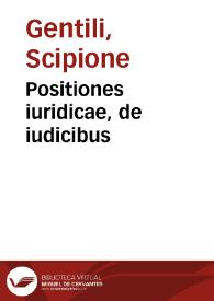 Positiones iuridicae, de iudicibus