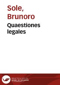 Quaestiones legales