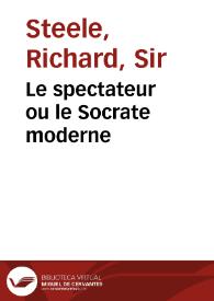 Le spectateur ou le Socrate moderne