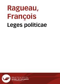 Leges politicae