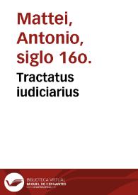 Tractatus iudiciarius