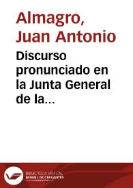 Discurso pronunciado en la Junta General de la Asociacion de carceles celebrada el dia 30 de junio de 1803