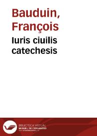 Iuris ciuilis catechesis