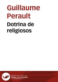 Dotrina de religiosos