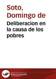 Deliberacion en la causa de los pobres