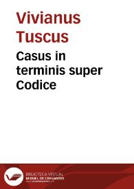 Casus in terminis super Codice