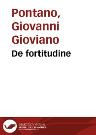 De fortitudine