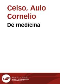 De medicina