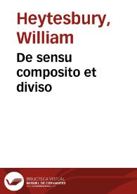 De sensu composito et diviso