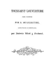 Toussaint-Louverture: poema dramático