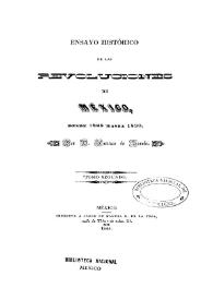 Ensayo histórico de las revoluciones de México, desde 1808 hasta 1830. Tomo segundo