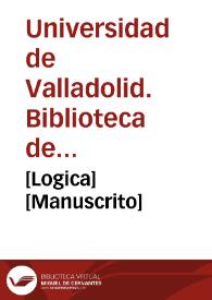 [Logica] [Manuscrito]