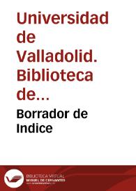 Borrador de Indice