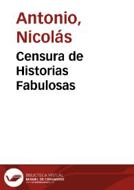 Censura de Historias Fabulosas