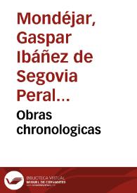 Obras chronologicas