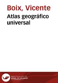 Atlas geográfico universal