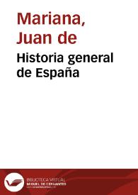 Historia general de España