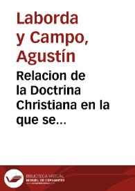 Relacion de la Doctrina Christiana en la que se explican los Mandamientos de la Ley de Dios : quinta parte