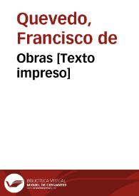 Obras [Texto impreso]