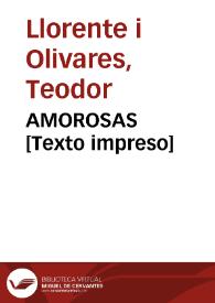 AMOROSAS [Texto impreso]