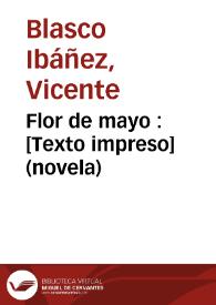 Flor de mayo : (novela)