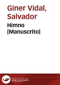 Himno [Manuscrito]