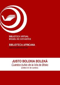 Cuentos bubis de la isla de Bioko [Selección de cuentos]