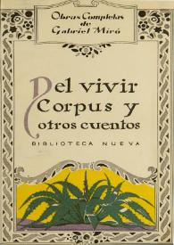 Del vivir. Corpus y otros cuentos