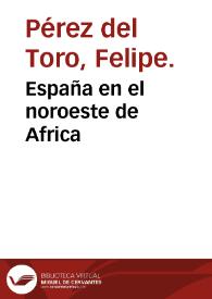 España en el noroeste de Africa