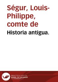 Historia antigua.