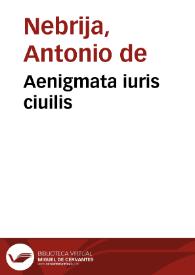 Aenigmata iuris ciuilis