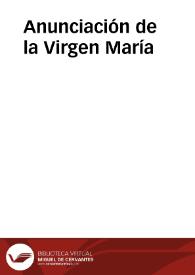 Anunciación de la Virgen María