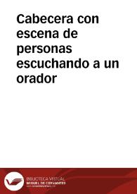 Cabecera con escena de personas escuchando a un orador