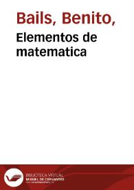 Elementos de matematica