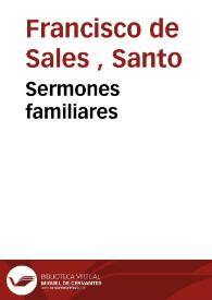 Sermones familiares