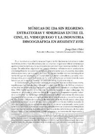 Músicas de ida sin regreso. Estrategias y sinergias entre el cine, el videojuego y la industria discográfica en 