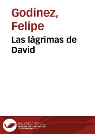 Las lágrimas de David