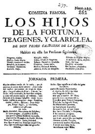 Los hijos de la Fortuna. Teagenes y Clariclea